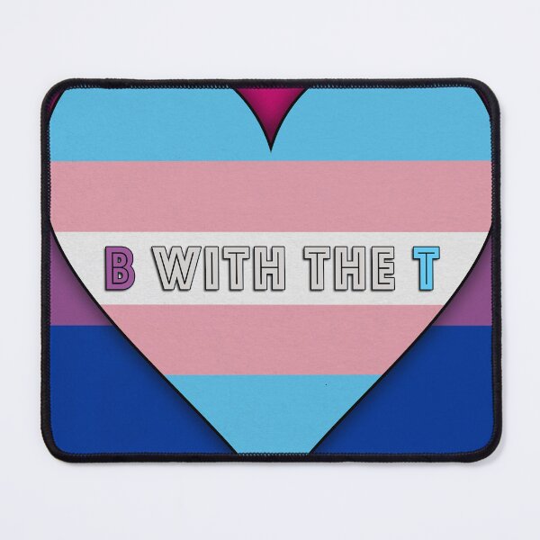 Item preview, B With The T, Bisexual Pride Heart designed and sold by Kentish Floridian.