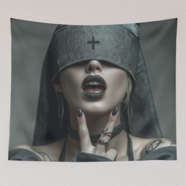 Item preview, unholy nun designed and sold by CursedbyLilith.