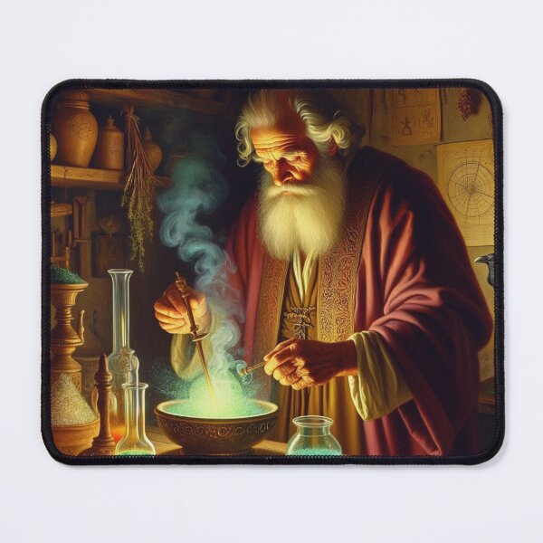 Item preview, 6The Alchemist in his laboratory designed and sold by Vintage Designs +.