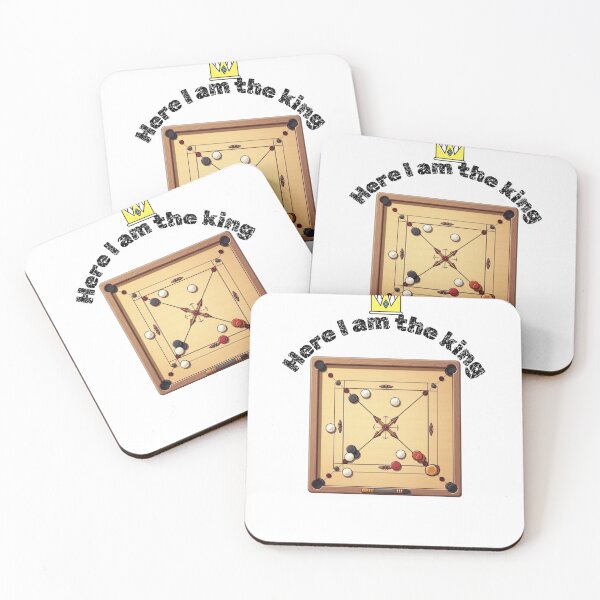 Item preview, carrom game, Here I am the king designed and sold by falconaro.