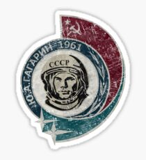 CCCP Yuri Gagarin 1961 Sticker