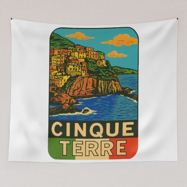 Item preview, Cinque Terre Decal designed and sold by Decal Mania.