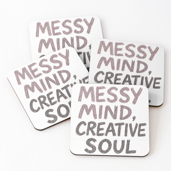 Item preview, Messy Mind, Creative Soul designed and sold by Uglyandcute.