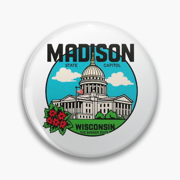 Item preview, Capitol Madison, Wisconsin designed and sold by Decal Mania.