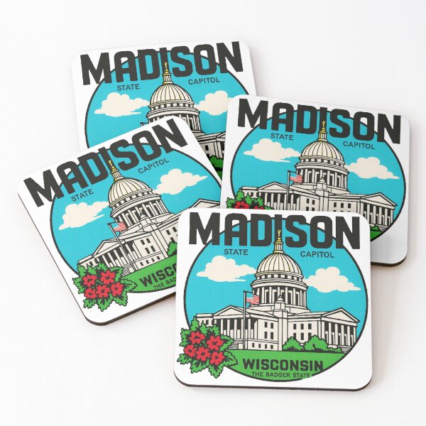 Item preview, Capitol Madison, Wisconsin designed and sold by Decal Mania.