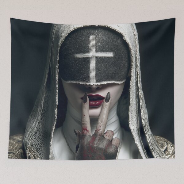 Item preview, unholy nun designed and sold by CursedbyLilith.