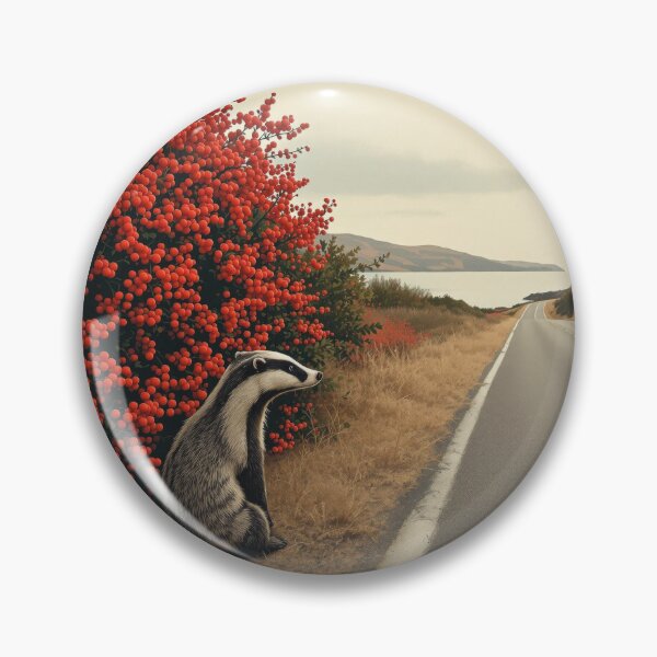 Item preview, Badger and Berry Bush designed and sold by HabitableMoons.