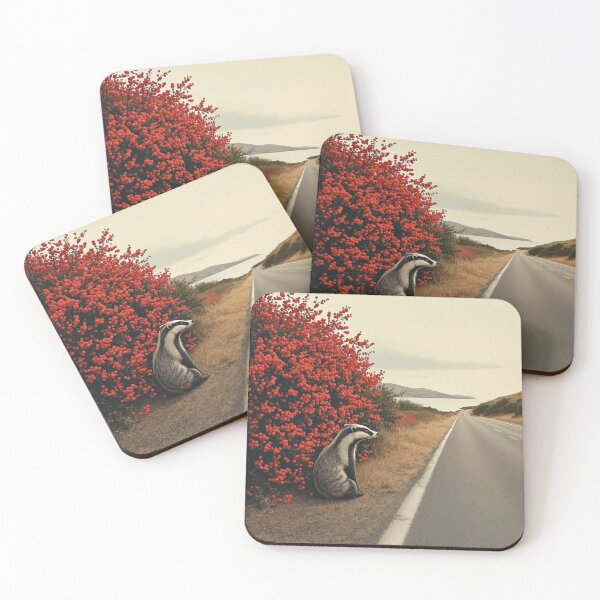 Item preview, Badger and Berry Bush designed and sold by HabitableMoons.