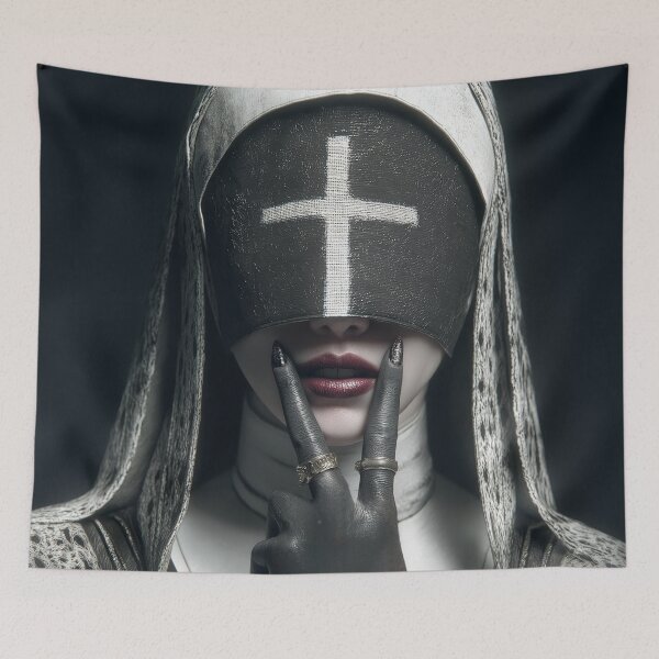 Item preview, unholy nun designed and sold by CursedbyLilith.