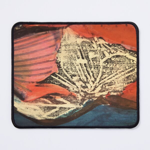 Item preview, Trillium color block printed abstract painting designed and sold by jessrussell.