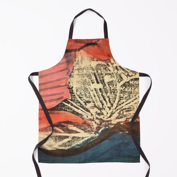 Item preview, Trillium color block printed abstract painting designed and sold by jessrussell.