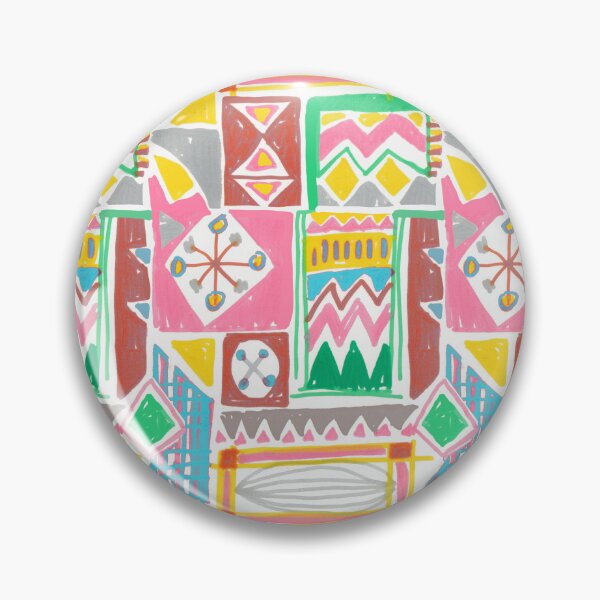 Item preview, Skecth handmade crazy geometric	 designed and sold by Alessandro Remo Mazzoni Remotextiles.