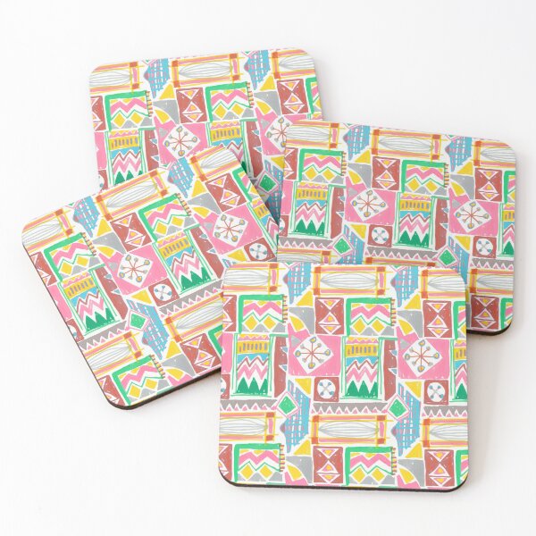 Item preview, Skecth handmade crazy geometric	 designed and sold by Alessandro Remo Mazzoni Remotextiles.