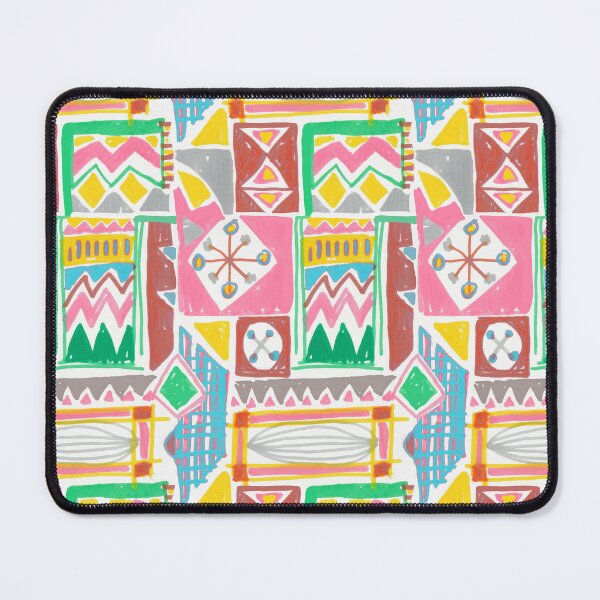 Item preview, Skecth handmade crazy geometric designed and sold by Alessandro Remo Mazzoni Remotextiles.