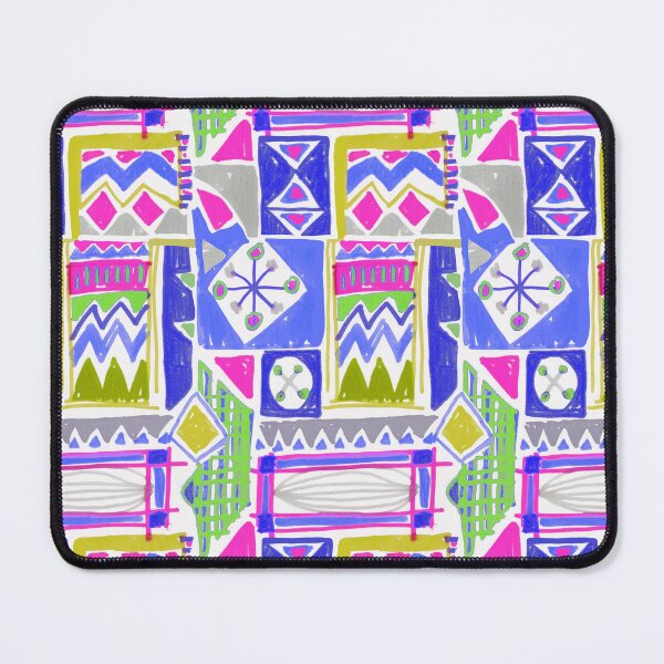 Item preview, Skecth handmade crazy geometric designed and sold by Alessandro Remo Mazzoni Remotextiles.