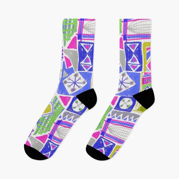 Item preview, Skecth handmade crazy geometric	 designed and sold by Alessandro Remo Mazzoni Remotextiles.