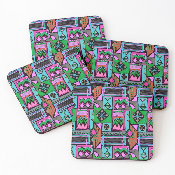 Item preview, Skecth handmade crazy geometric	 designed and sold by Alessandro Remo Mazzoni Remotextiles.