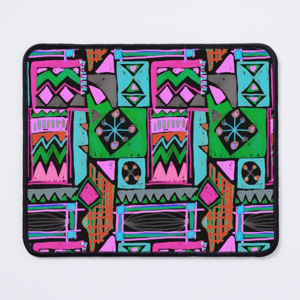 Item preview, Skecth handmade crazy geometric designed and sold by Alessandro Remo Mazzoni Remotextiles.