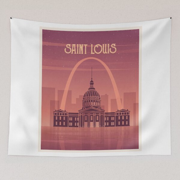 Item preview, Saint Louis vintage poster travel designed and sold by paulrommer.