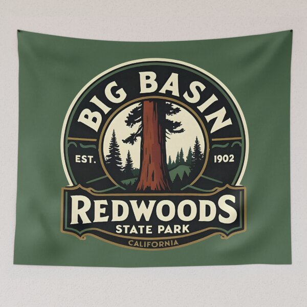 Item preview, Big Basin Redwoods State Park - California  designed and sold by GoodOldVintage.