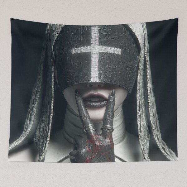 Item preview, unholy nun designed and sold by CursedbyLilith.