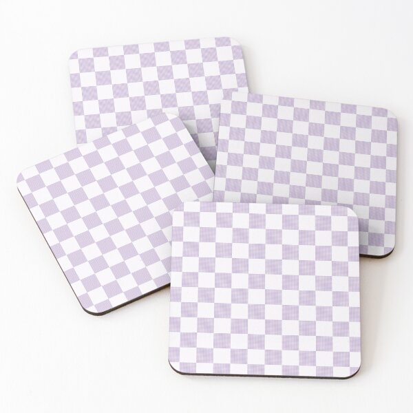 Item preview, Pastel purple checkerboard 80s aesthetic pattern  designed and sold by by-jwp.