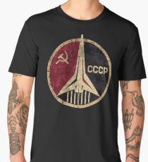 CCCP Rocket Emblem Men's Premium T-Shirt