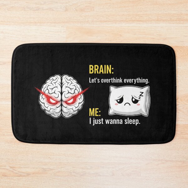 Item preview, Brain vs. Sleep: Overthinker's Midnight Battle designed and sold by kubix81.