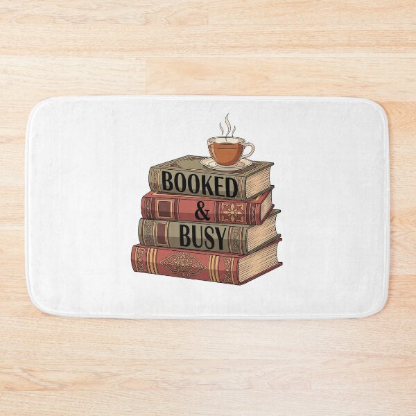 Item preview, Booked & Busy – Cozy Book Lover Aesthetic designed and sold by shashtopia.