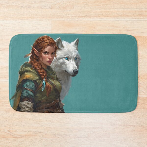 Item preview, Half-Elf Ranger | D&D Fantasy Character Art for Tabletop RPG Campaigns designed and sold by Bejebajay.
