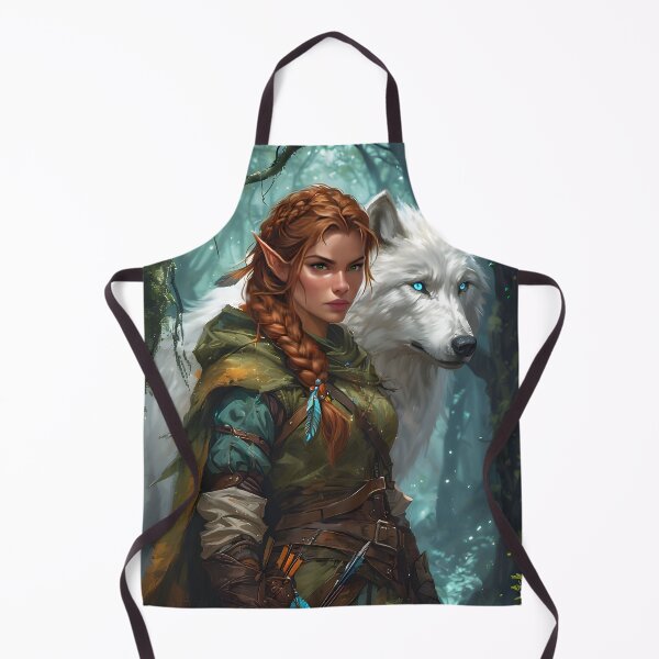 Item preview, Half-Elf Ranger | D&D Fantasy Character Art for Tabletop RPG Campaigns designed and sold by Bejebajay.