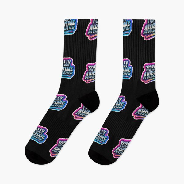 Item preview, Totally Awesome Retro Neon Sticker – 80s Vibes, Bold Typography & Vibrant Colors designed and sold by Psycho-Crazy.