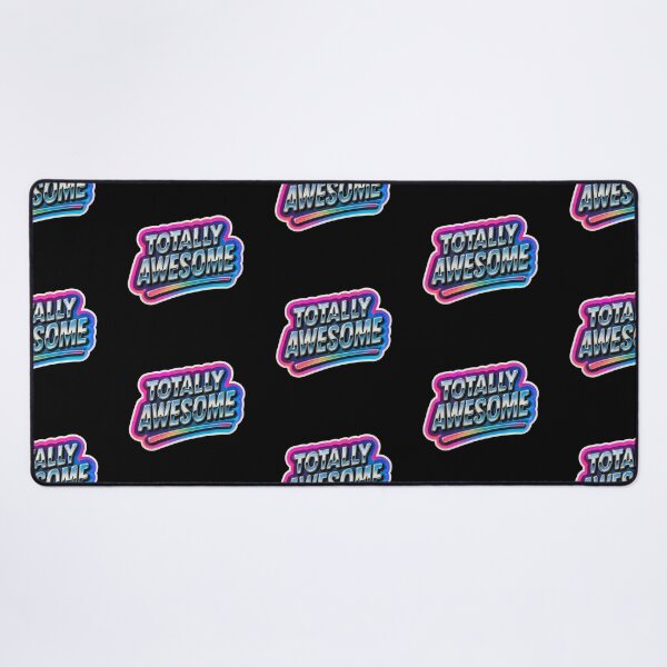 Item preview, Totally Awesome Retro Neon Sticker – 80s Vibes, Bold Typography & Vibrant Colors designed and sold by Psycho-Crazy.