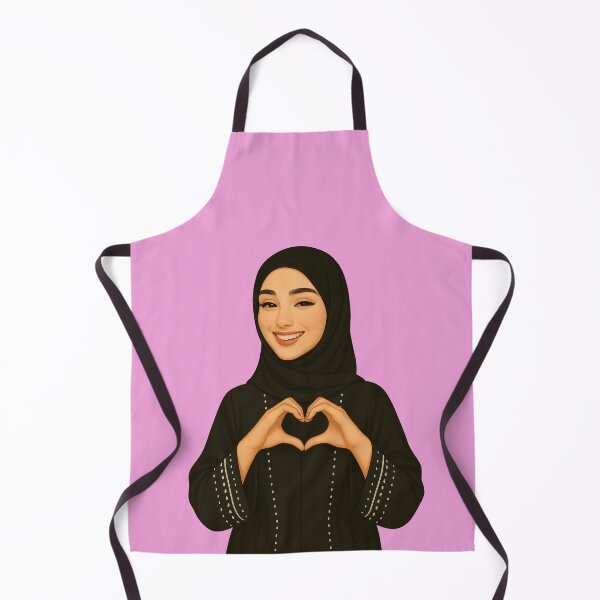 Item preview, ياحبيلك | I love you sweetie | Smiling Hijabi Girl Art designed and sold by Together-in-calm.