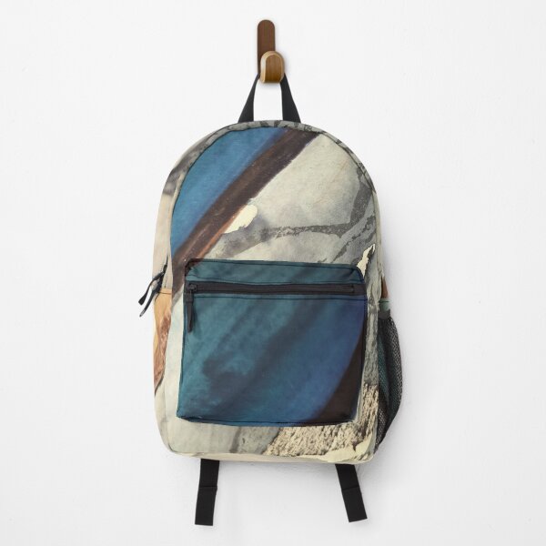 Item preview, Blue charcoal block print trillium lll designed and sold by jessrussell.