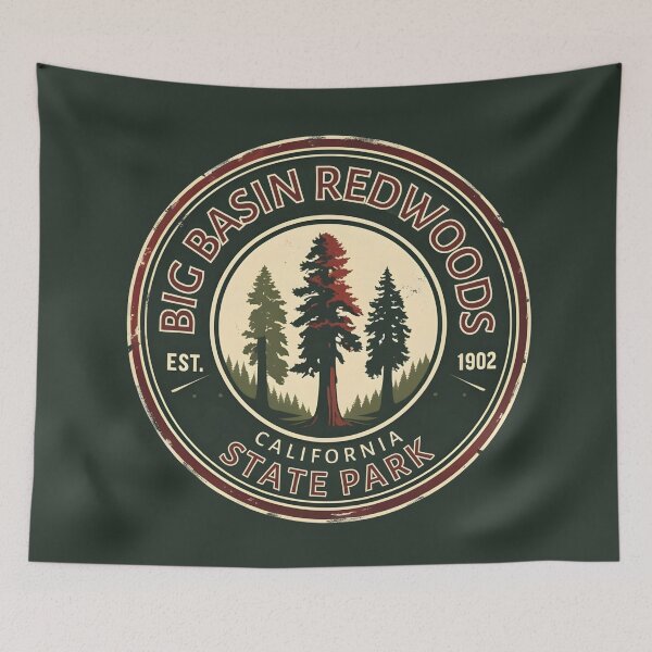 Item preview, Big Basin Redwoods State Park - California  designed and sold by GoodOldVintage.