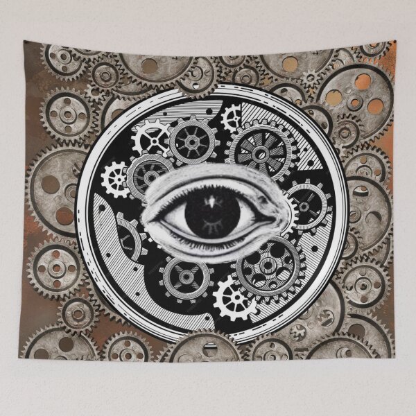 Item preview, Steampunk All Seeing Eye designed and sold by Dancing Jester Designs.