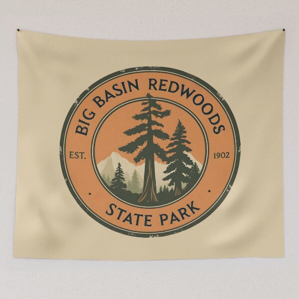 Item preview, Big Basin Redwoods State Park - California  designed and sold by GoodOldVintage.