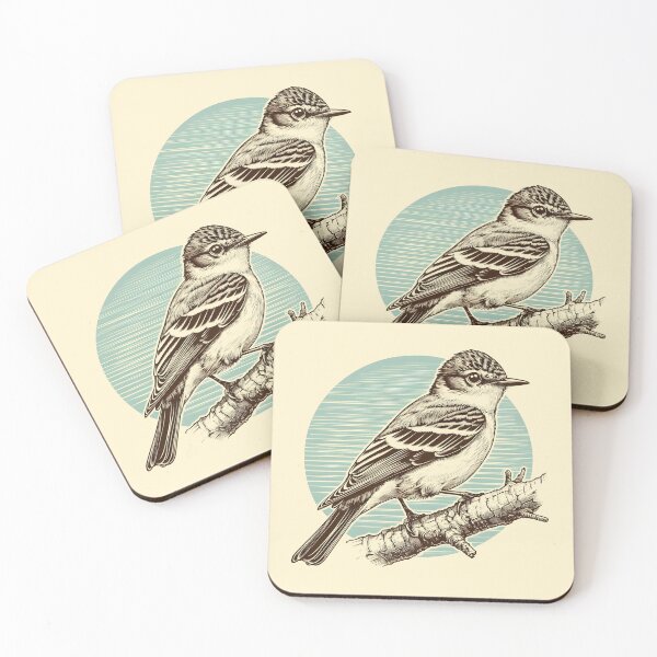 Item preview, Eastern Wood-Pewee designed and sold by theAVIARY7.
