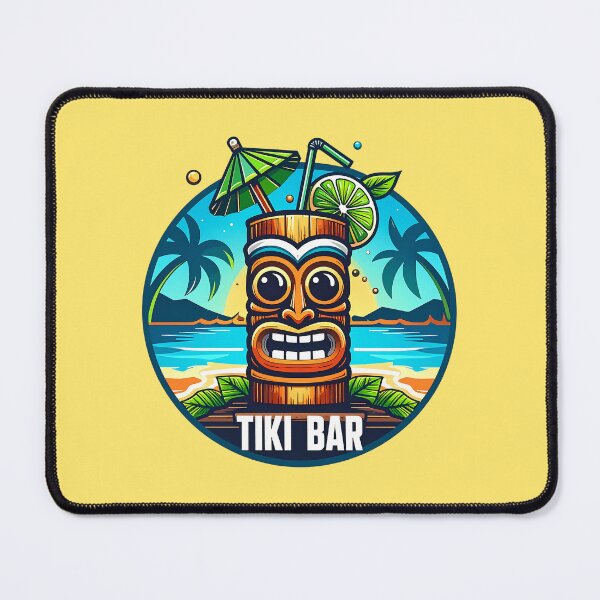 Item preview, Tiki Bar Logo designed and sold by ArtFactoryAI.