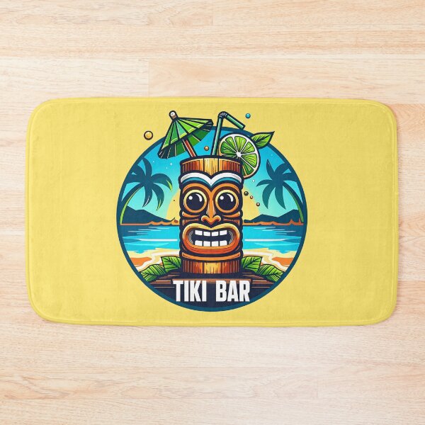 Artikelvorschau, Tiki-Bar-Logo entworfen und verkauft von ArtFactoryAI.