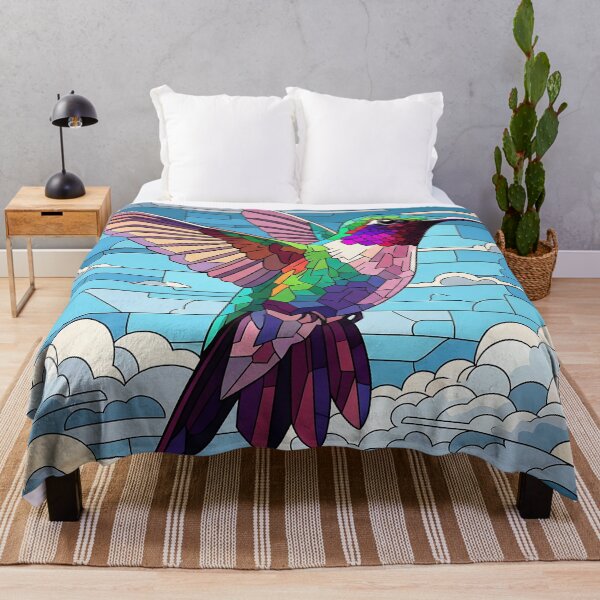 Item preview, Cubist Hummingbird – Geometric Nature in Flight designed and sold by Dino-Lune.