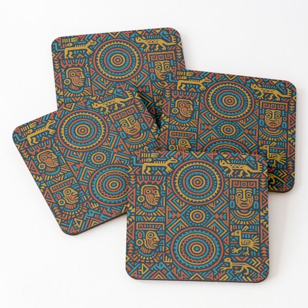 Item preview, Mayan Mosaic – Cool Tones designed and sold by tyoung1385.