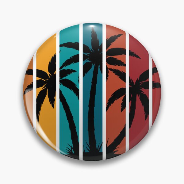 Item preview, Tropical vibes in every stitch – vibrant colorful blocks with coconut trees on a trendy T-shirt or hoodie, perfect for beach lovers and gift giving. designed and sold by rajenrishi.