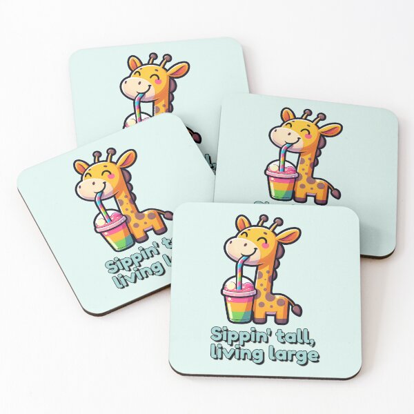 Item preview, Rainbow Smoothie Giraffe designed and sold by buglevel.