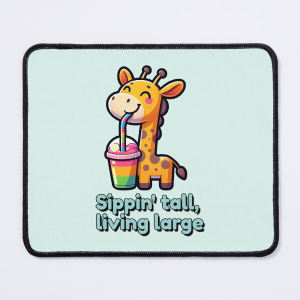 Item preview, Rainbow Smoothie Giraffe designed and sold by buglevel.