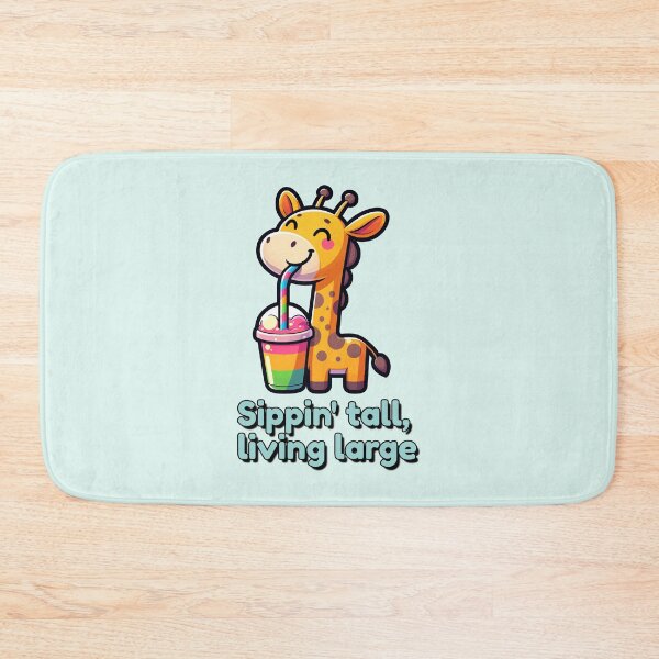 Item preview, Rainbow Smoothie Giraffe designed and sold by buglevel.