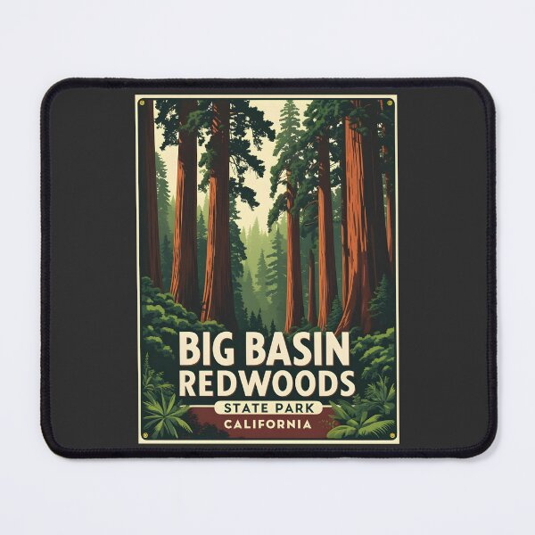 Item preview, Big Basin Redwoods State Park - California designed and sold by GoodOldVintage.