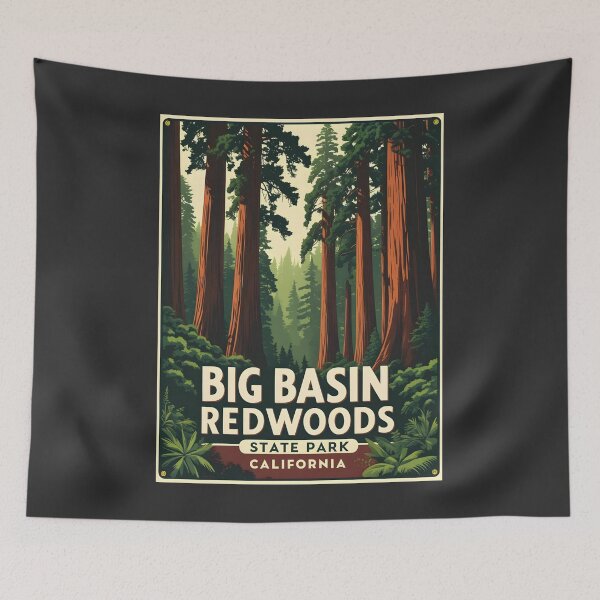Item preview, Big Basin Redwoods State Park - California  designed and sold by GoodOldVintage.