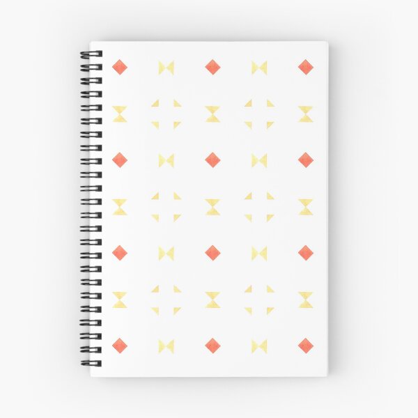 Item preview, Yellow & Red Triangle Geometric Vector Pattern designed and sold by AffordableArtCo.